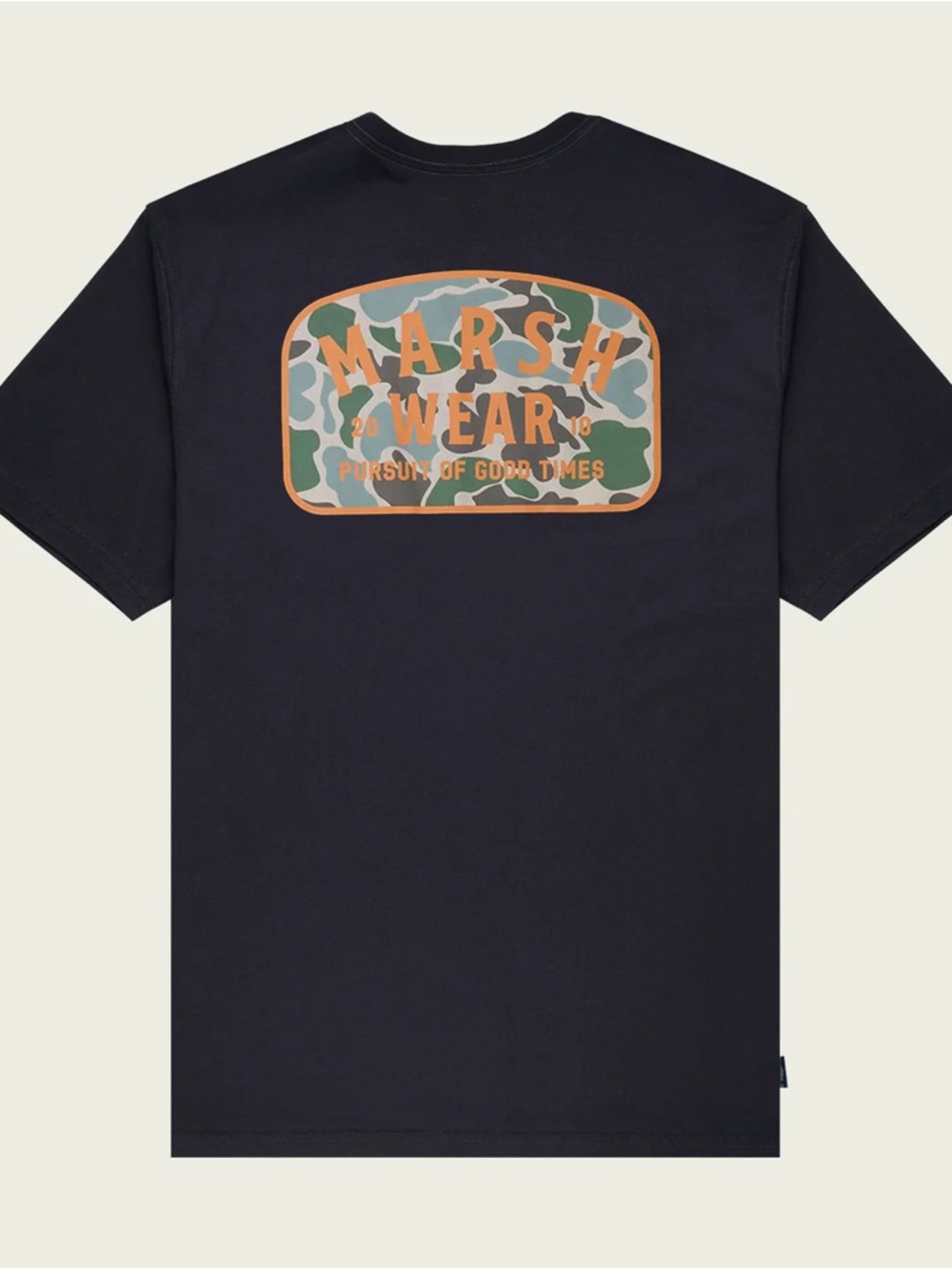 Marsh Wear Black Alton Camo SS T-Shirt